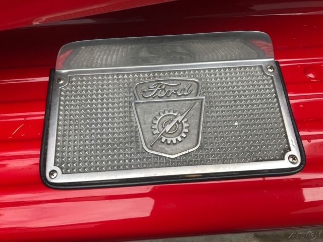 1952 Red Ford F2 Pickup Truck