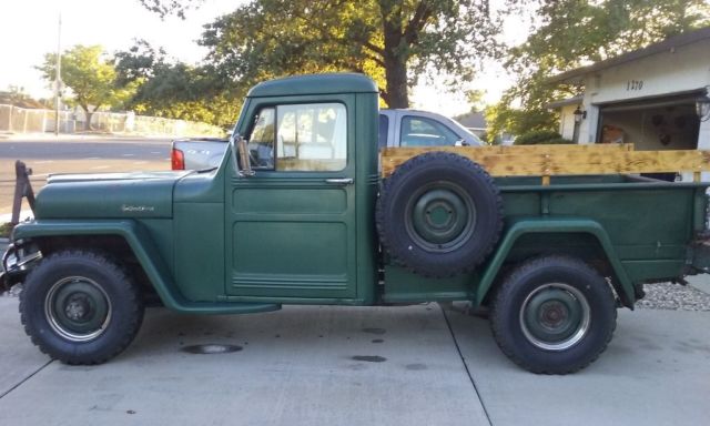 1952 Green Willys Standard Cab Pickup