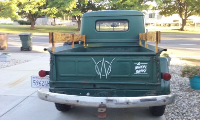 1952 Green Willys Standard Cab Pickup