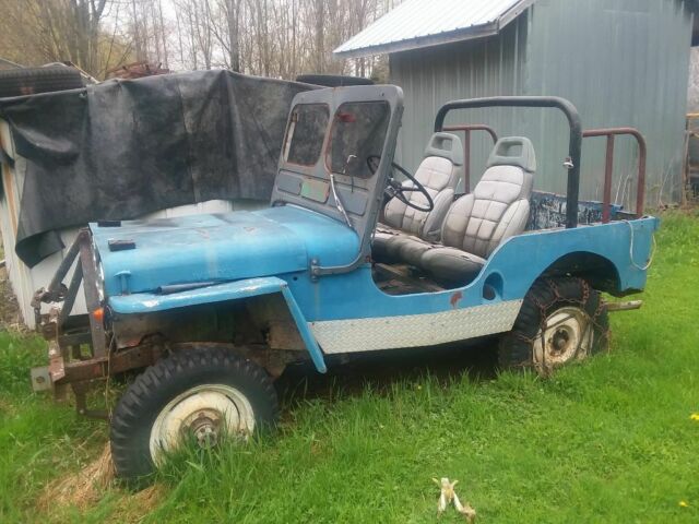 1952 Blue Willys