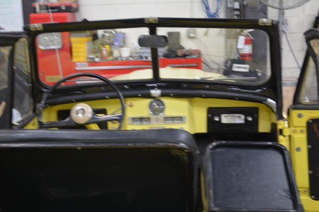 1952 Yellow Willys Custom Phaeton