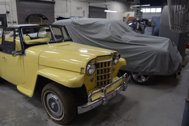 1952 Yellow Willys Custom Phaeton