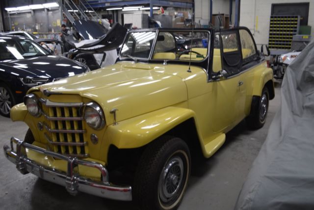 1952 Yellow Willys Custom Phaeton