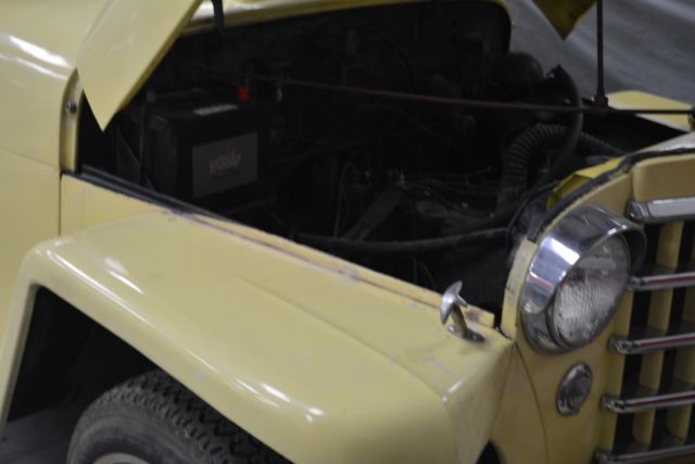 1952 Yellow Willys Custom Phaeton