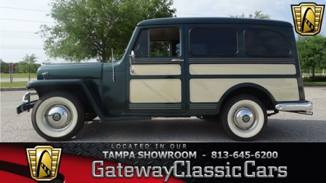 1952 Green Willys Sedan Wagon