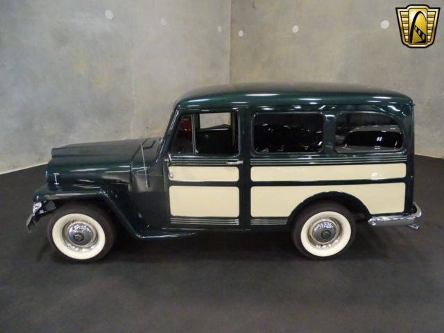 1952 Green Willys Sedan Wagon