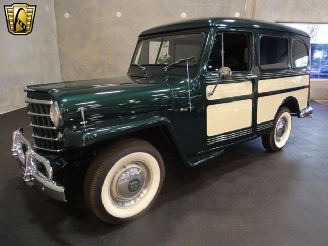1952 Green Willys Sedan Wagon