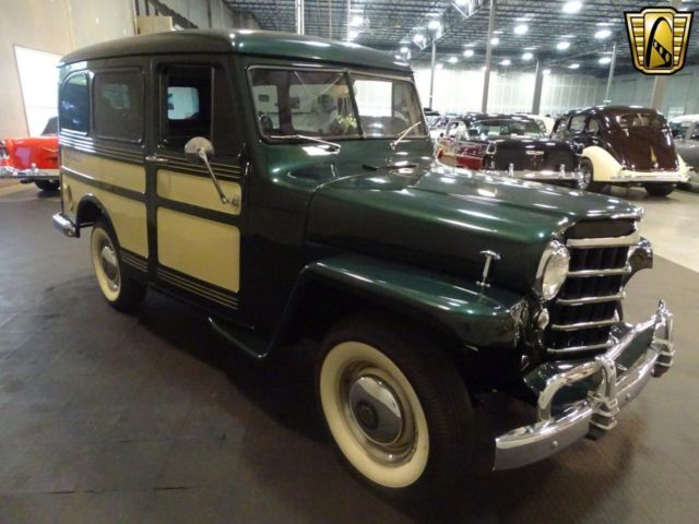 1952 Green Willys Sedan Wagon