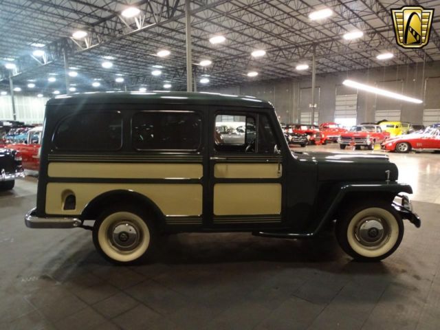 1952 Green Willys Sedan Wagon