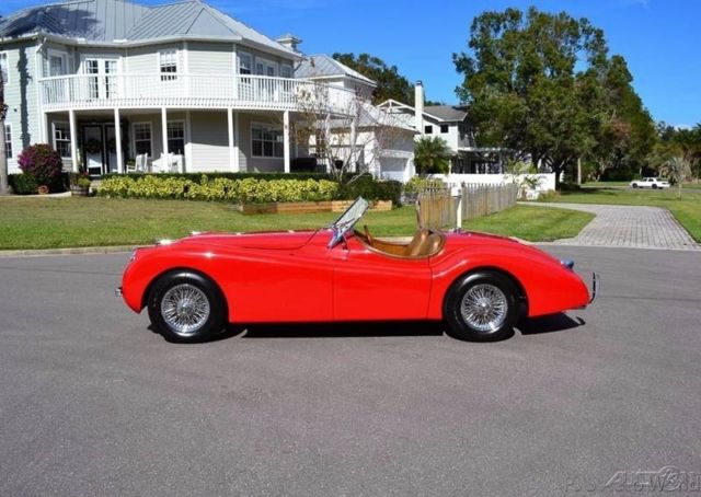 1952 Red Jaguar XK