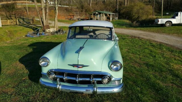 1953 Mint Green Chevrolet Bel Air/150/210 Coupe