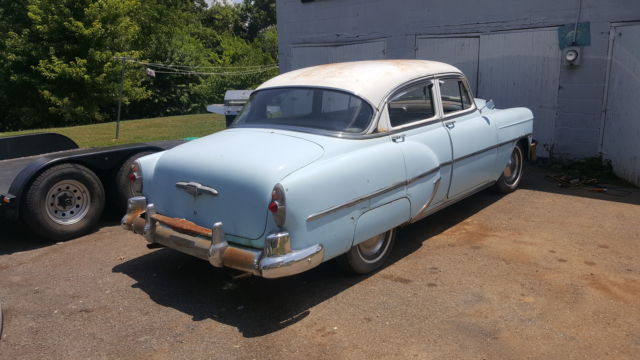 1953 Blue Chevrolet Bel Air/150/210 Sedan