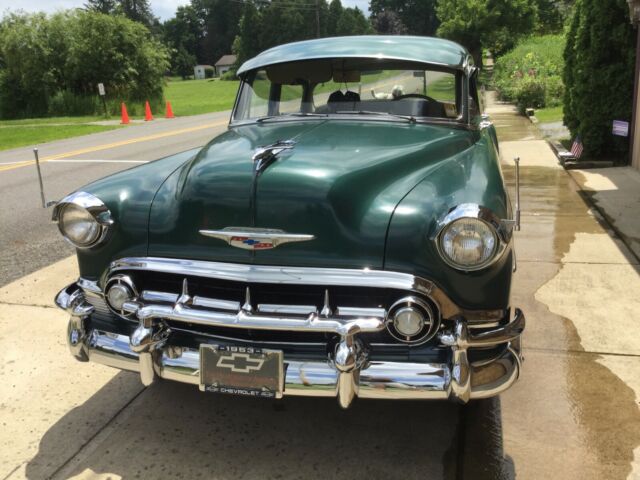 1953 Green Chevrolet Bel Air/150/210