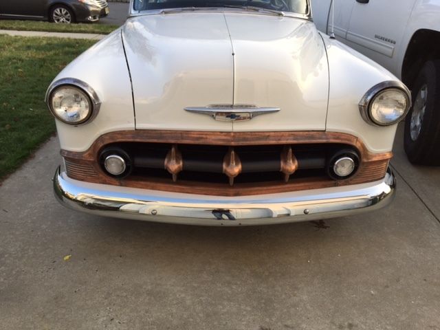 1953 White Chevrolet Bel Air/150/210