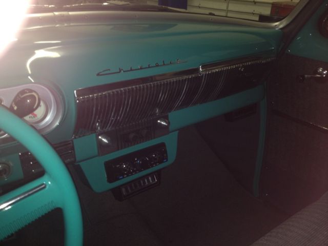 1953 Teal Chevrolet Bel Air/150/210 Sedan