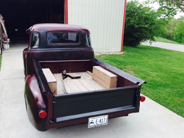 1953 Burgundy Chevrolet Other Pickups Standard Cab Pickup