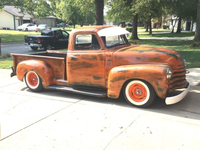 1953 Black/Orange Chevrolet Other Pickups Standard Cab Pickup