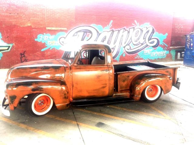 1953 Black/Orange Chevrolet Other Pickups Standard Cab Pickup