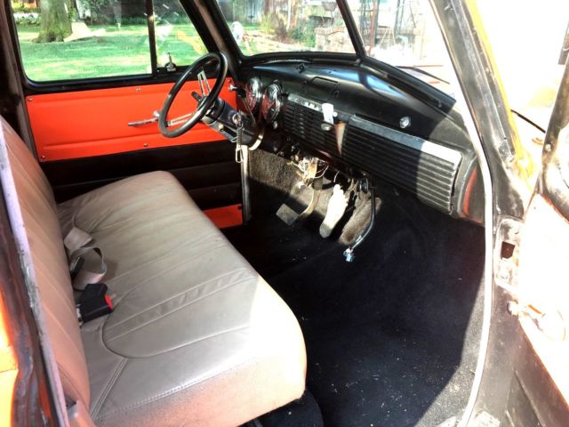 1953 Black/Orange Chevrolet Other Pickups Standard Cab Pickup