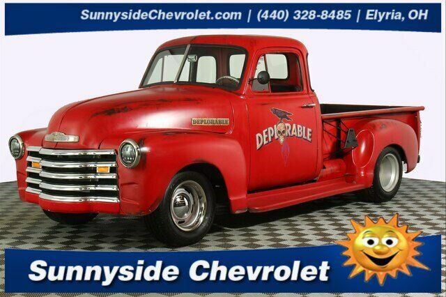 1953 Red Chevrolet 3100 PU --