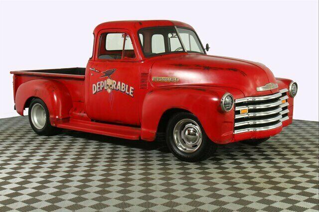 1953 Red Chevrolet 3100 PU --