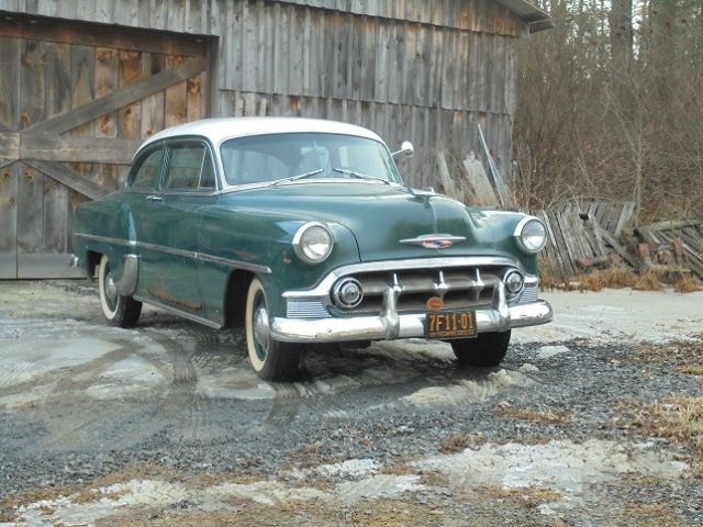 1953 Green Chevrolet Bel Air/150/210