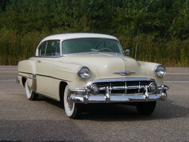 1953 yellow Chevrolet Bel Air/150/210