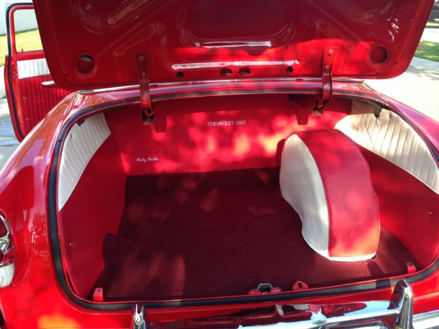 1953 Red Chevrolet Bel Air/150/210