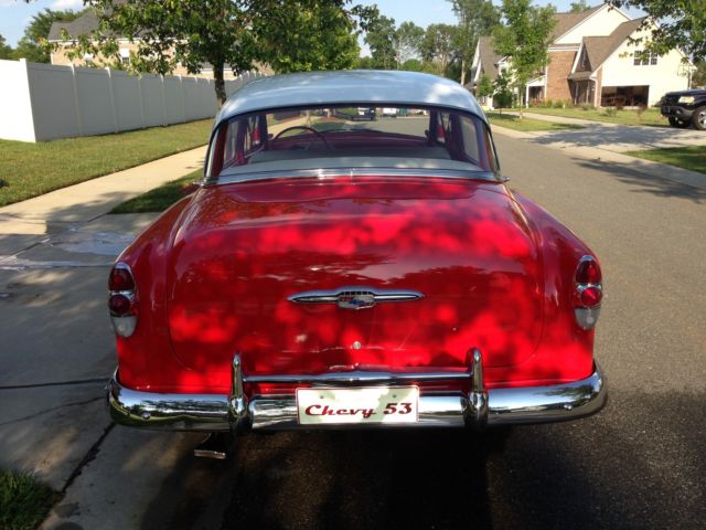 1953 Red Chevrolet Bel Air/150/210