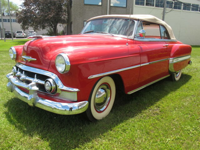 1953 Red Chevrolet Bel Air/150/210 Convertible