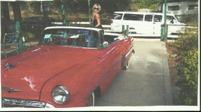 1953 Red Chevrolet Bel Air/150/210 Convertible