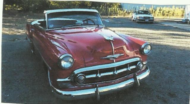1953 Red Chevrolet Bel Air/150/210 Convertible
