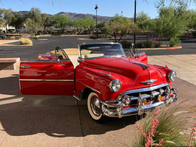 1953 Red Chevrolet Bel Air/150/210 Coupe