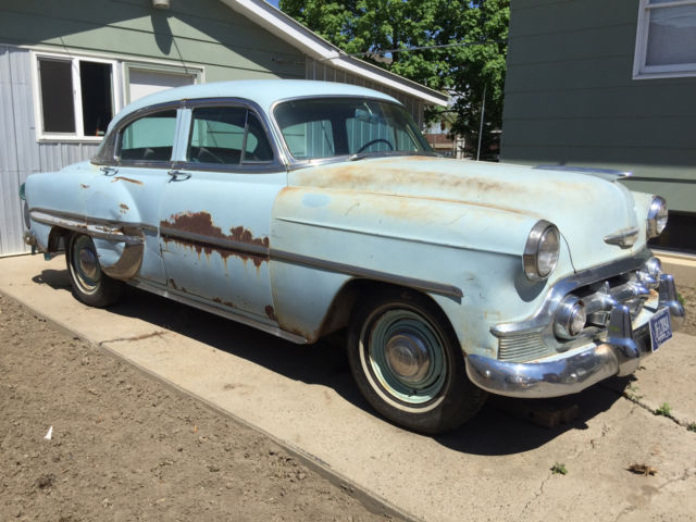 1953 Blue Chevrolet Bel Air/150/210 Sedan