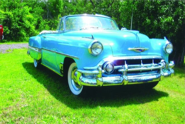 1953 Blue Chevrolet Bel Air/150/210 Convertible