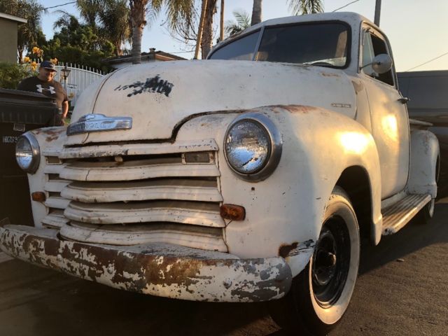 1953 White Chevrolet Other Pickups Standard Cab Pickup