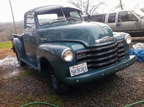1953 bluish aqua green Chevrolet Other Pickups Standard Cab Pickup