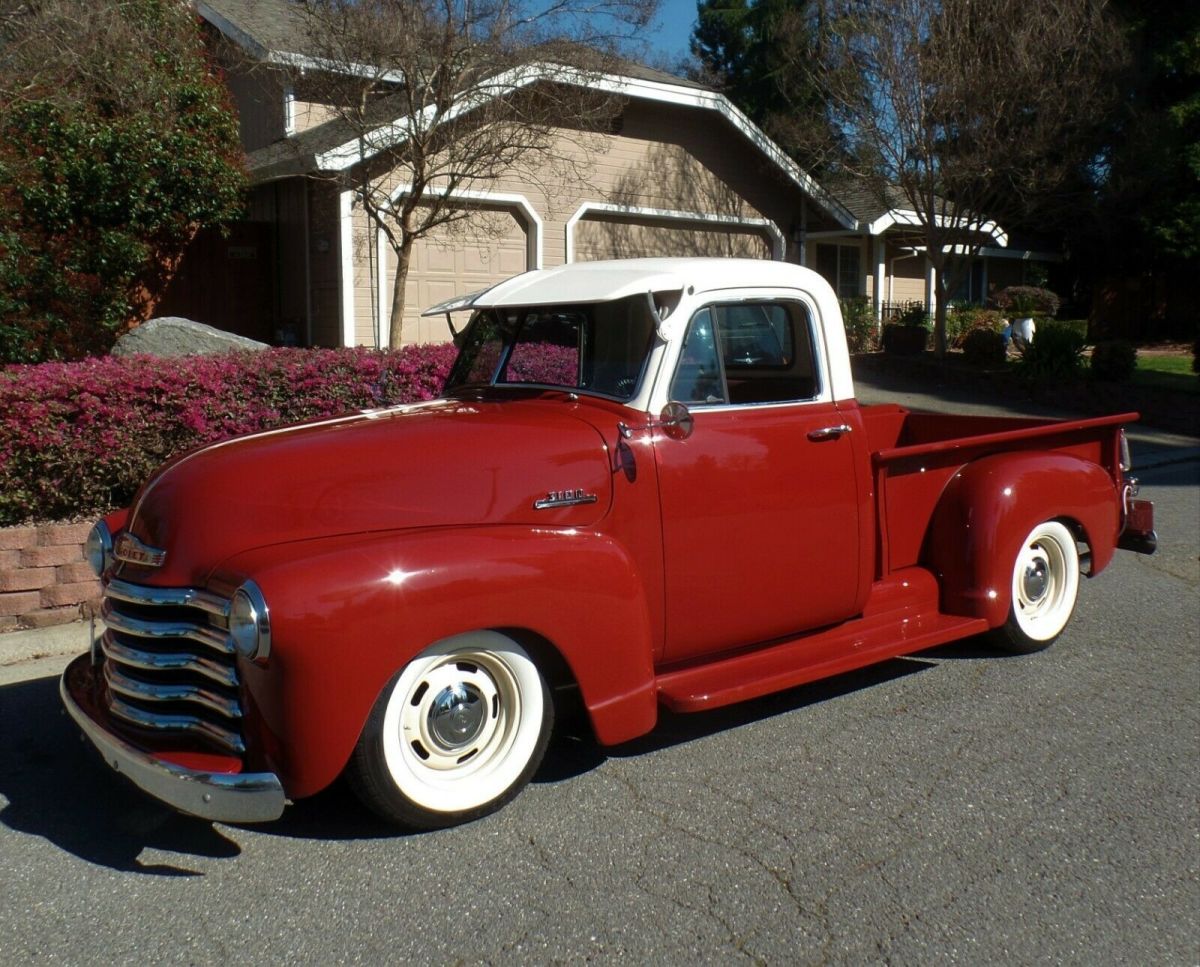 1953 Maroon/cream Chevrolet Other Pickups Standard Cab Pickup