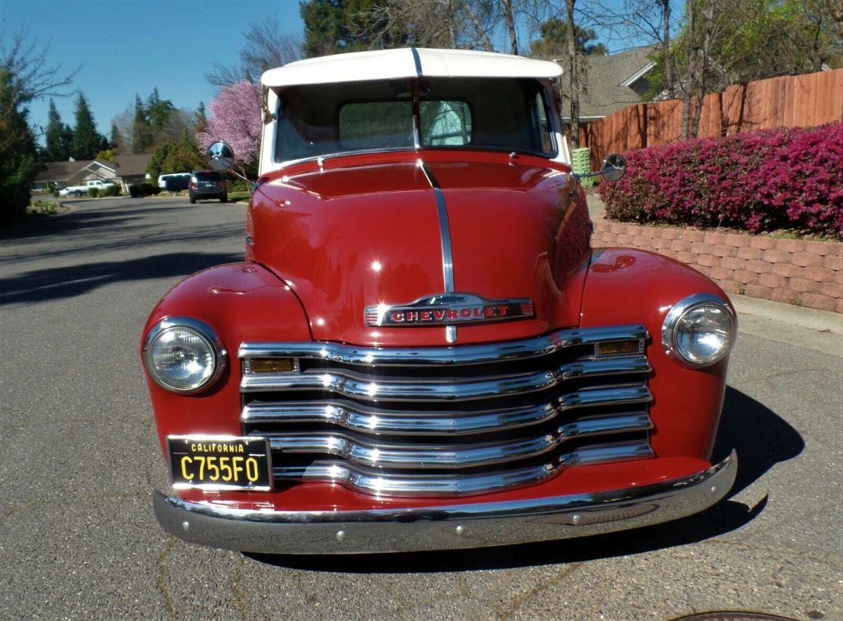 1953 Maroon/cream Chevrolet Other Pickups Standard Cab Pickup