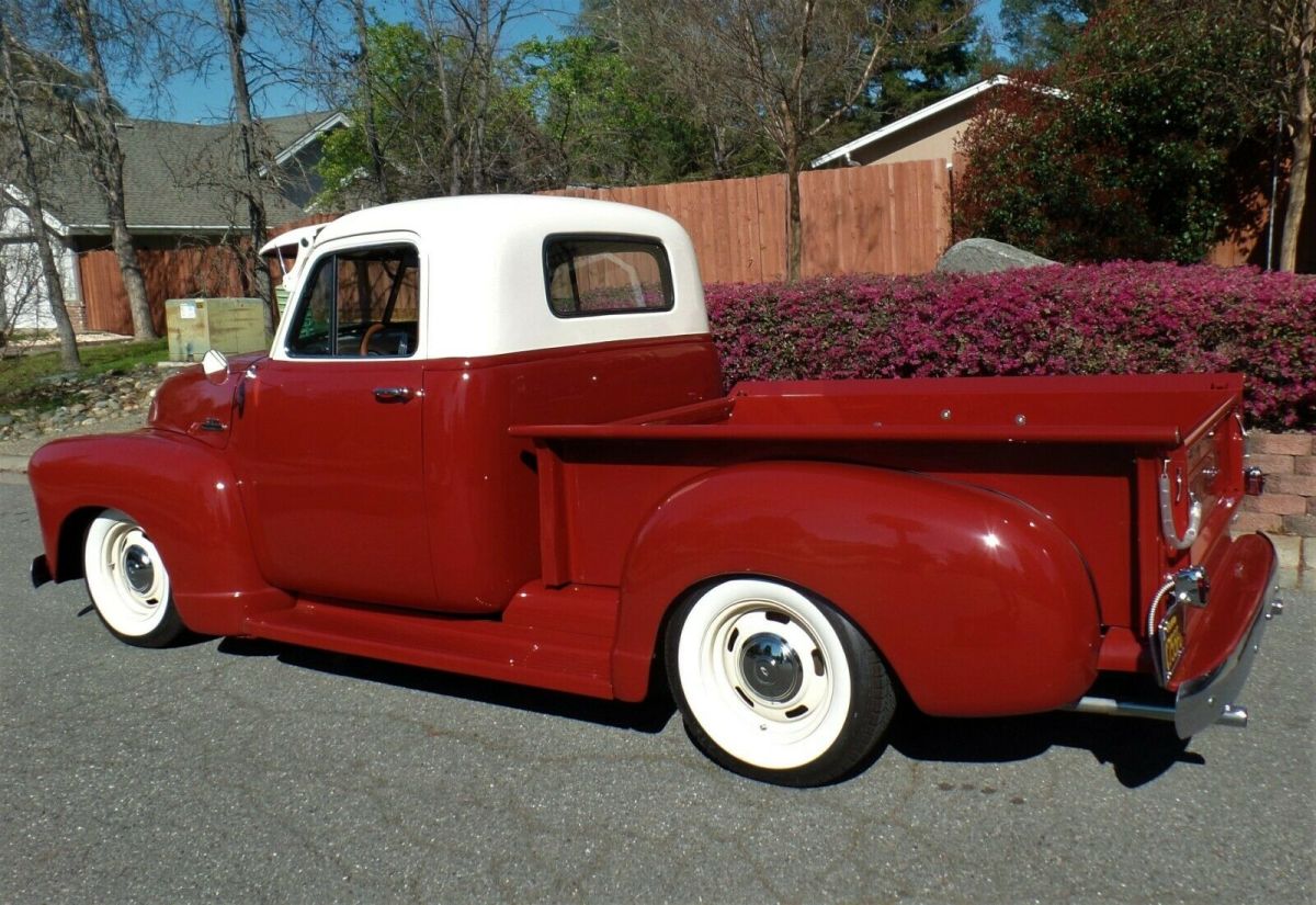 1953 Maroon/cream Chevrolet Other Pickups Standard Cab Pickup