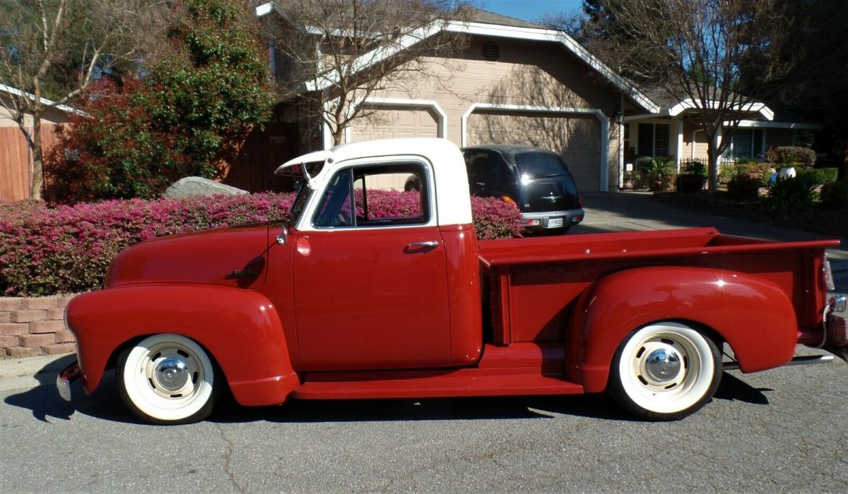 1953 Maroon/cream Chevrolet Other Pickups Standard Cab Pickup