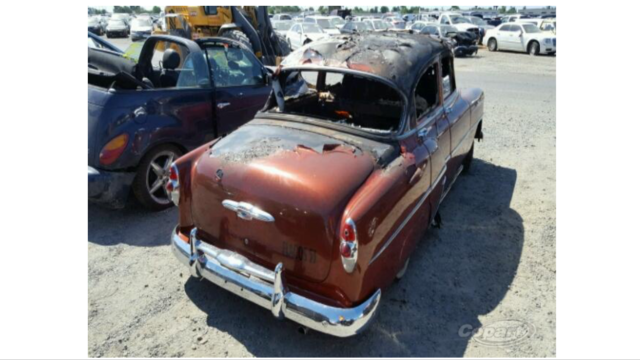 1953 Red Chevrolet Bel Air/150/210 4 door sedan