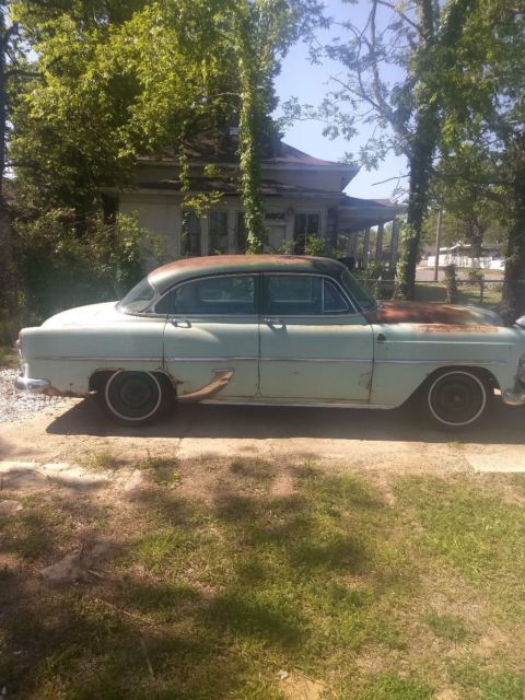 1953 Green Chevrolet Bel Air/150/210 Sedan