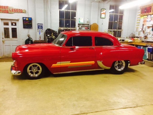 1953 Red Chevrolet Bel Air/150/210