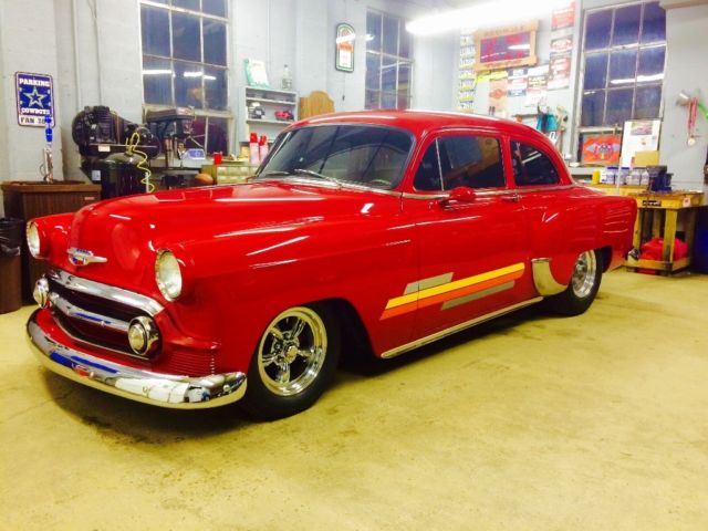 1953 Red Chevrolet Bel Air/150/210