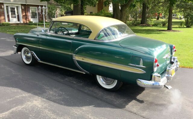 1953 Woodland Green/Sun Gold Chevrolet Bel Air/150/210 Hardtop