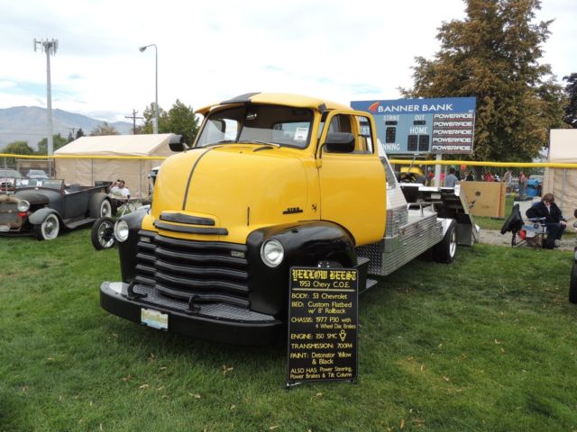 1953 Yellow / black Chevrolet 5700 COE
