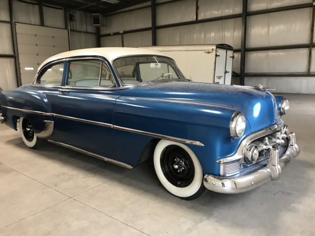 1953 BLUE AND SILVER FLAKE Chevrolet Bel Air/150/210 Coupe