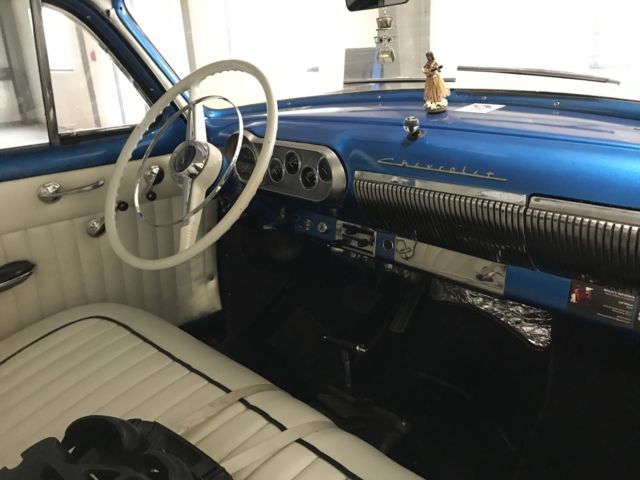 1953 BLUE AND SILVER FLAKE Chevrolet Bel Air/150/210 Coupe