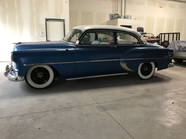 1953 BLUE AND SILVER FLAKE Chevrolet Bel Air/150/210 Coupe